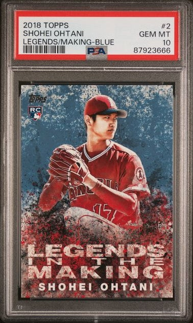 Carta Pokémon Shohei Ohtani · 2018 Topps #2 (PSA 10) — pieza única en Moon's Collectibles México