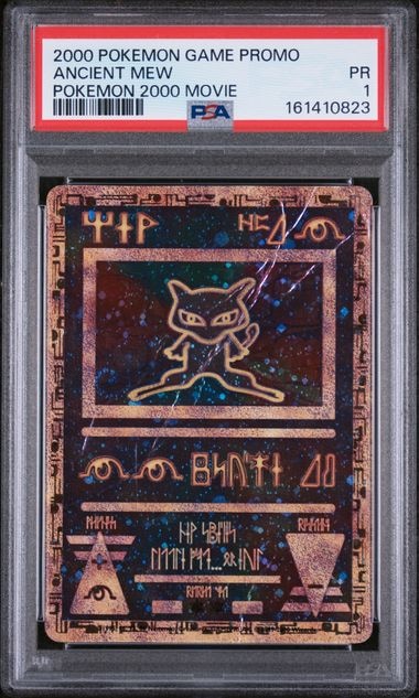 Carta Pokémon Ancient Mew · Pokemon 2000 Movie # (PSA 1) — pieza única en Moon's Collectibles México
