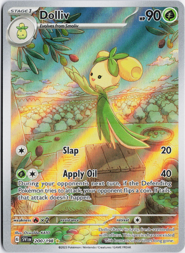 Carta Pokémon Dolliv · Scarlet & Violet #200/198 (NM) — pieza única en Moon's Collectibles México