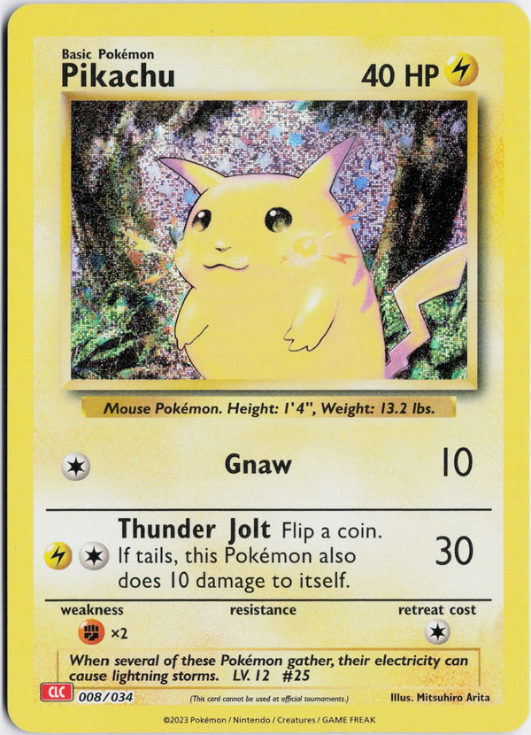 Carta Pokémon Pikachu · Pokémon TCG Classic - Charizard #008/034 (NM) — pieza única en Moon's Collectibles México