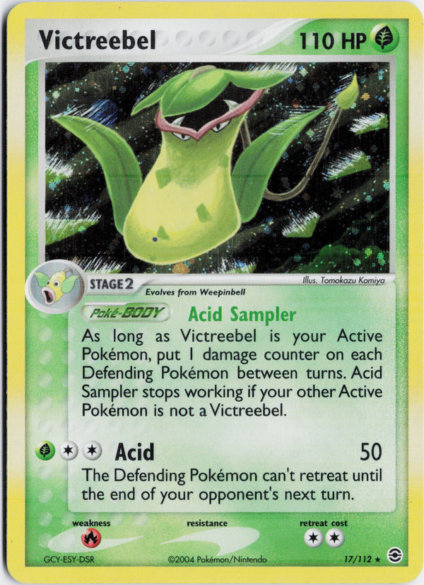 Carta Pokémon Victreebel · FireRed & LeafGreen #17/112 (NM) — pieza única en Moon's Collectibles México