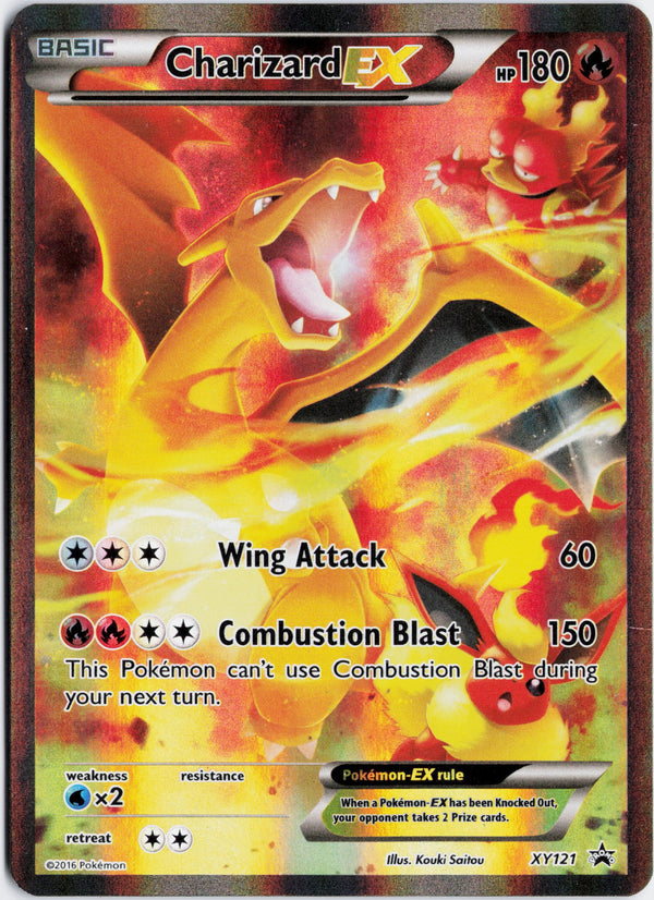 Carta Pokémon Charizard-EX · XY Black Star Promos #XY121 (MP) — pieza única en Moon's Collectibles México