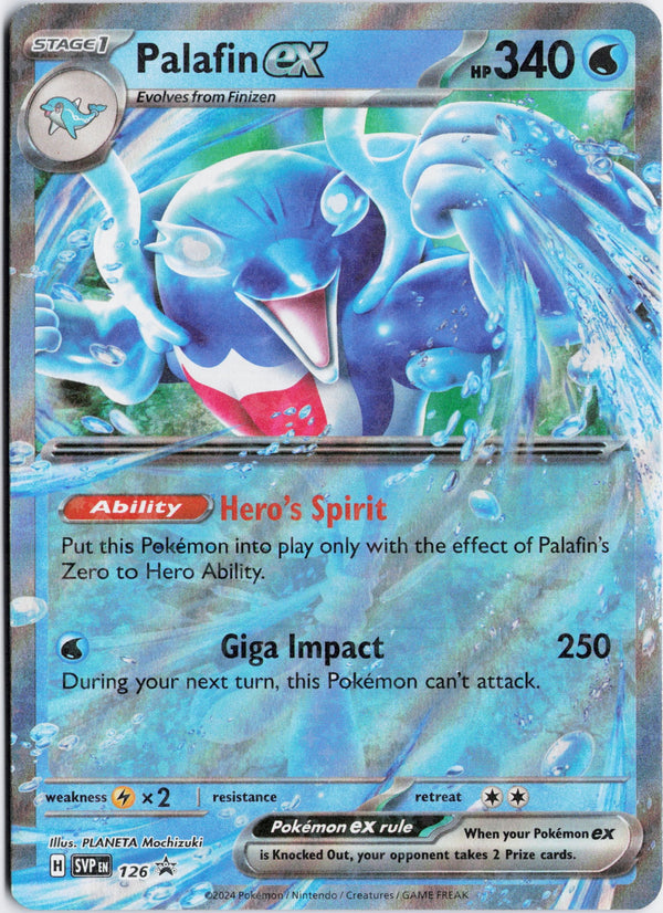 Carta Pokémon Palafin ex · Twilight Masquerade #061/167 (NM) — pieza única en Moon's Collectibles México