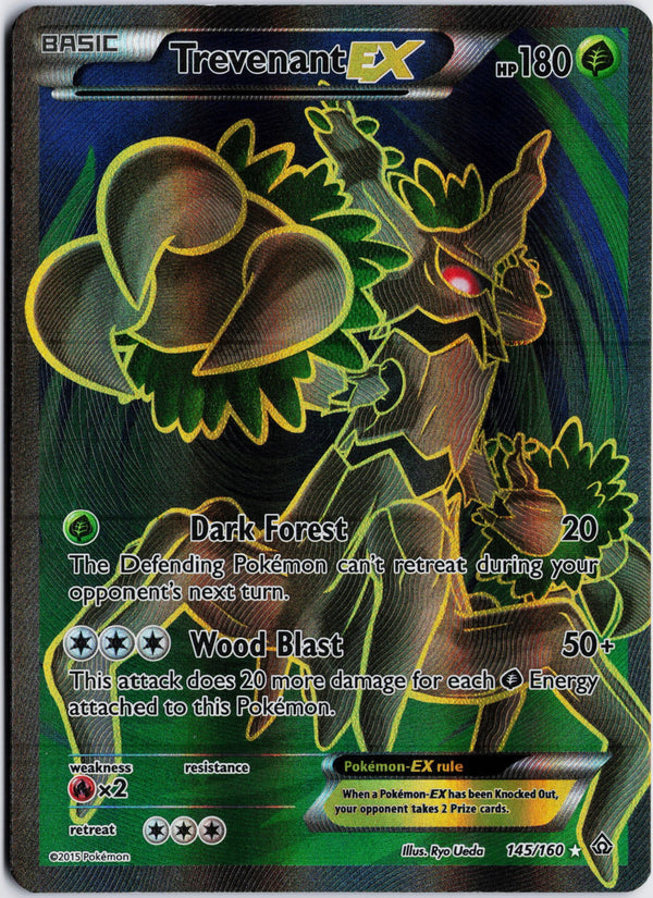 Carta Pokémon Trevenant-EX · Primal Clash #145/160 (NM) — pieza única en Moon's Collectibles México