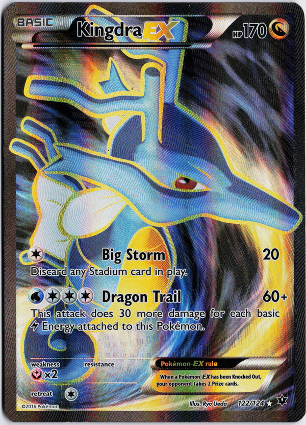 Carta Pokémon Kingdra-EX · Fates Collide #122/124 (MP) — pieza única en Moon's Collectibles México