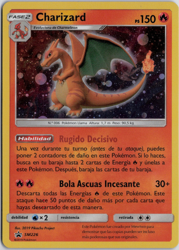 Carta Pokémon Charizard · SM Black Star Promos #SM226 (NM) — pieza única en Moon's Collectibles México