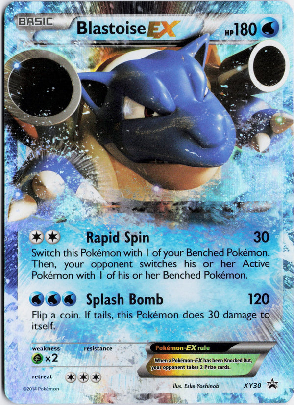 Carta Pokémon Blastoise-EX · XY Black Star Promos #XY30 (NM) — pieza única en Moon's Collectibles México