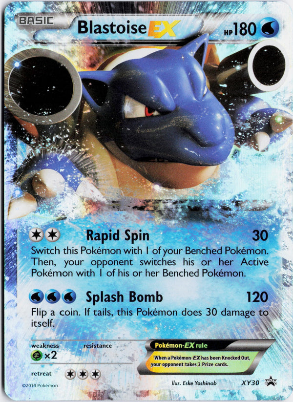 Carta Pokémon Blastoise-EX · XY Black Star Promos #XY30 (NM) — pieza única en Moon's Collectibles México