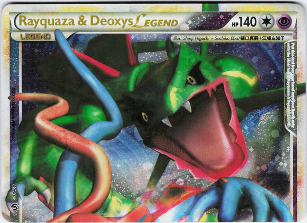 Carta Pokémon Rayquaza & Deoxys Legend ·  #089/090 (LP) — pieza única en Moon's Collectibles México