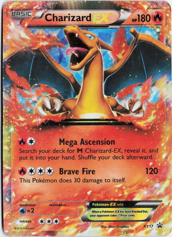 Carta Pokémon Charizard-EX · XY Black Star Promos #XY17 (HP) — pieza única en Moon's Collectibles México