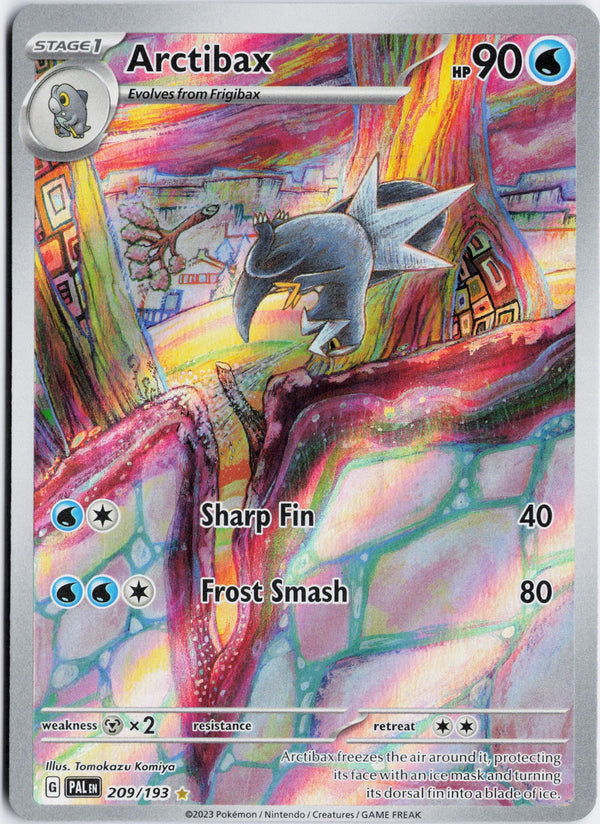 Carta Pokémon Arctibax · Paldea Evolved #209/193 (NM) — pieza única en Moon's Collectibles México