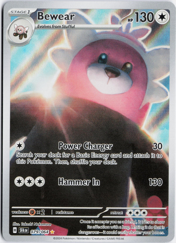 Carta Pokémon Bewear · Shrouded Fable #079/064 (NM) — pieza única en Moon's Collectibles México