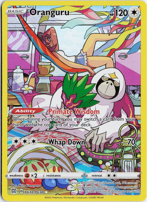 Carta Pokémon Oranguru · Brilliant Stars Trainer Gallery #TG12/TG30 (NM) — pieza única en Moon's Collectibles México