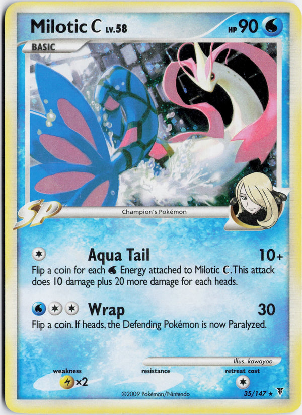 Carta Pokémon Milotic C · Supreme Victors #35/147 (MP) — pieza única en Moon's Collectibles México