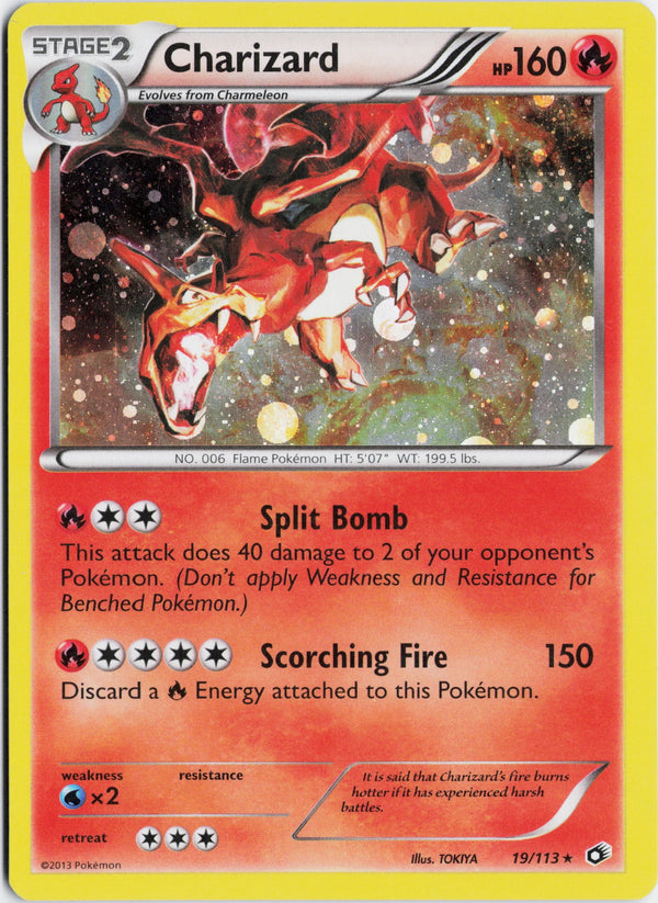 Carta Pokémon Charizard · Legendary Treasures #19/113 (LP) — pieza única en Moon's Collectibles México