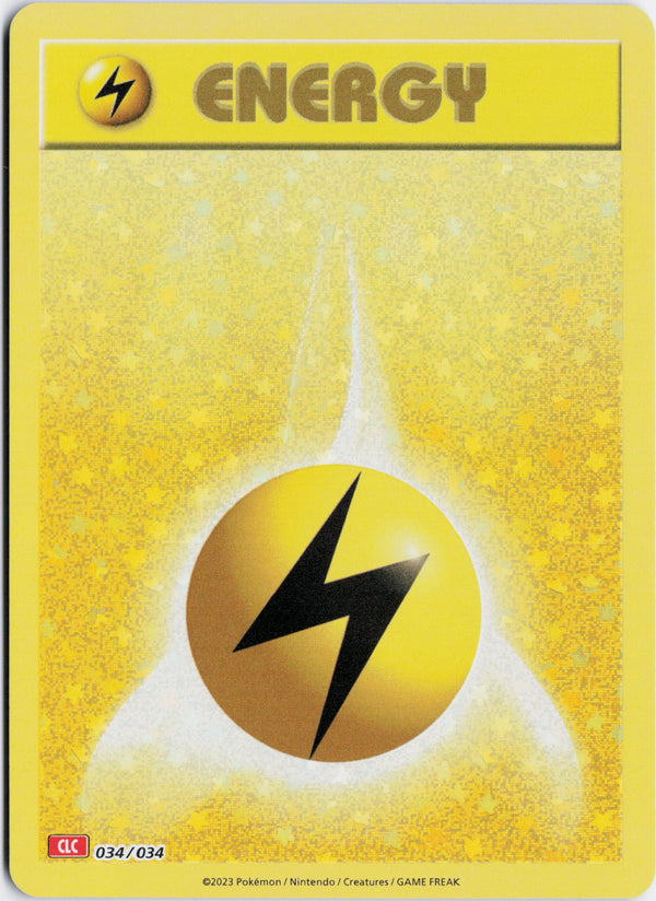 Carta Pokémon Basic Lightning Energy · Pokémon TCG Classic - Charizard #034/034 (NM) — pieza única en Moon's Collectibles México