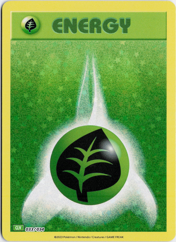 Carta Pokémon Basic Grass Energy · Pokémon TCG Classic - Venusaur #033/034 (NM) — pieza única en Moon's Collectibles México