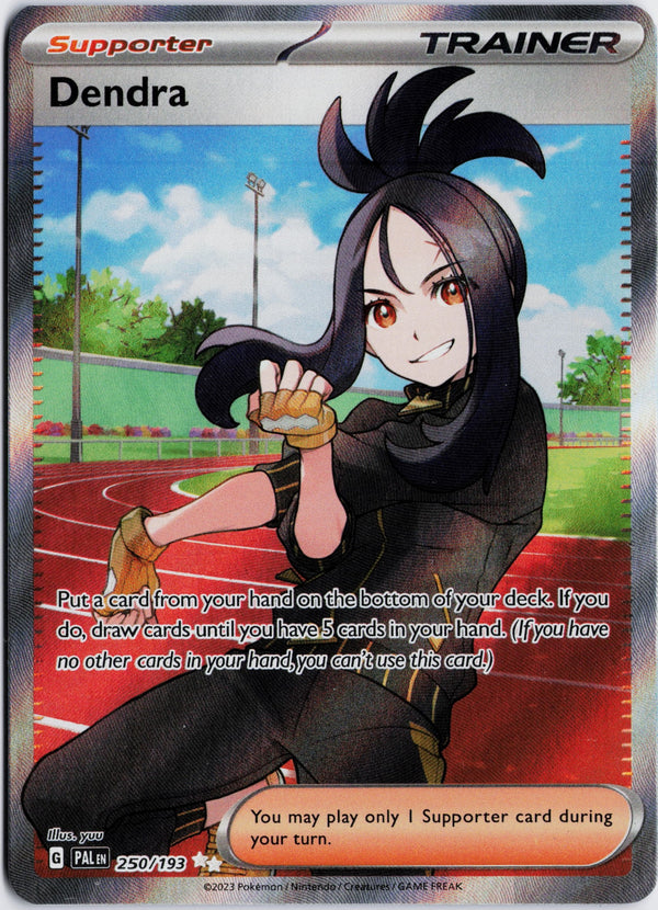 Carta Pokémon Dendra · Paldea Evolved #250/193 (NM) — pieza única en Moon's Collectibles México