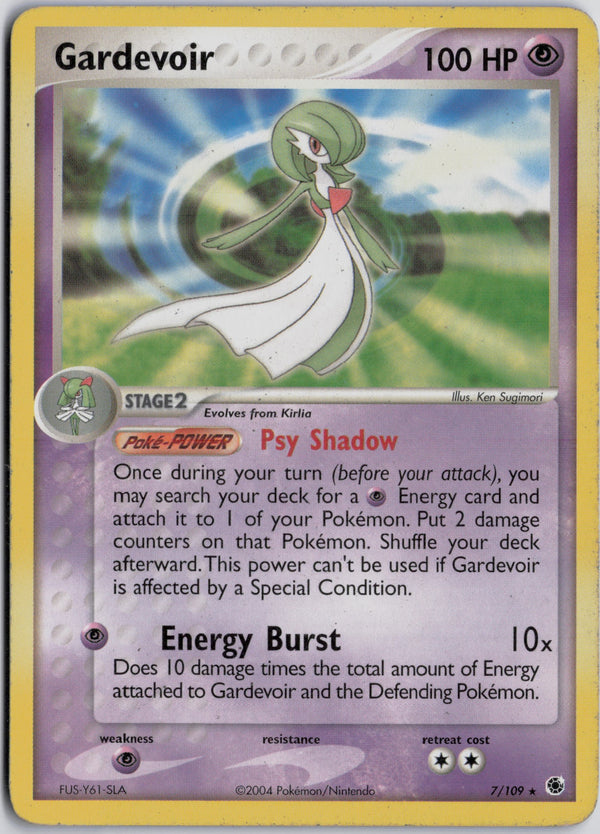 Carta Pokémon Gardevoir · Ruby & Sapphire #7/109 (LP) — pieza única en Moon's Collectibles México