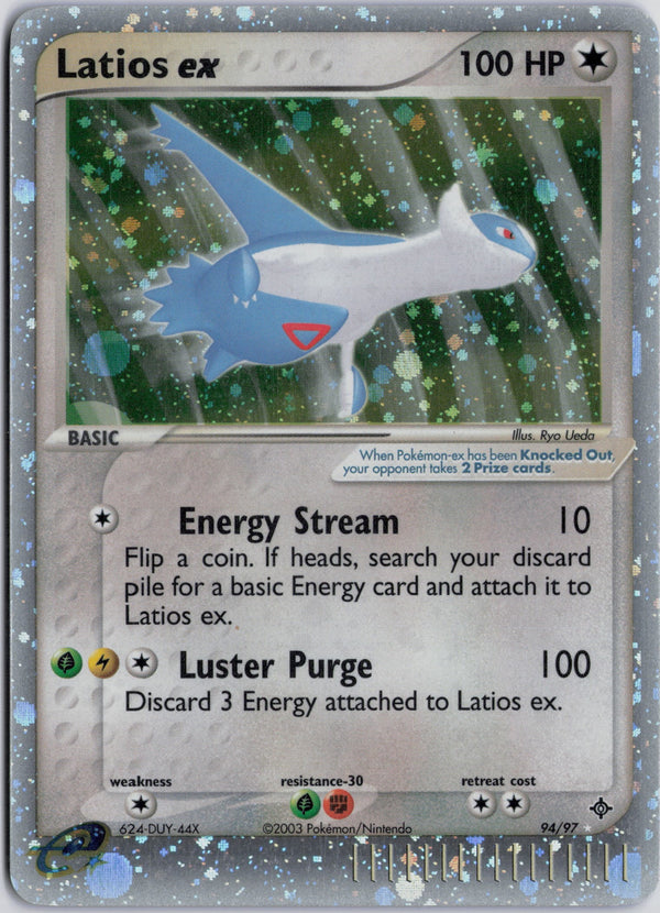Carta Pokémon Latios ex · Dragon #94/97 (NM) — pieza única en Moon's Collectibles México