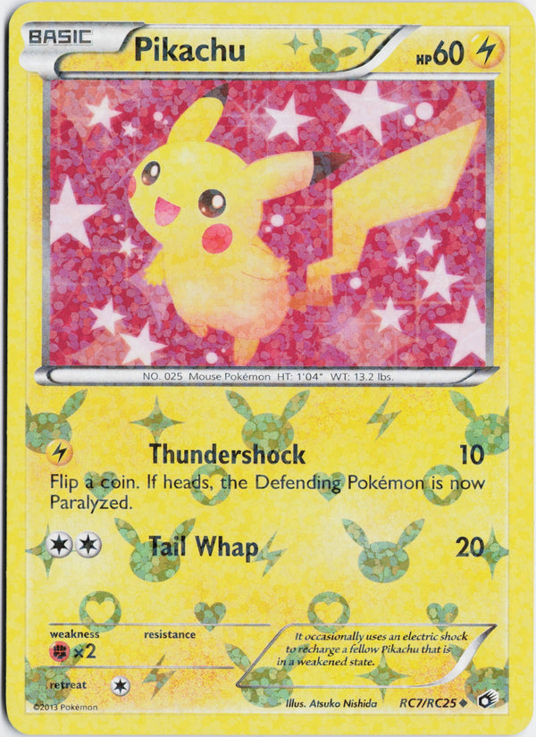 Carta Pokémon Pikachu · Legendary Treasures #RC7/RC25 (LP) — pieza única en Moon's Collectibles México