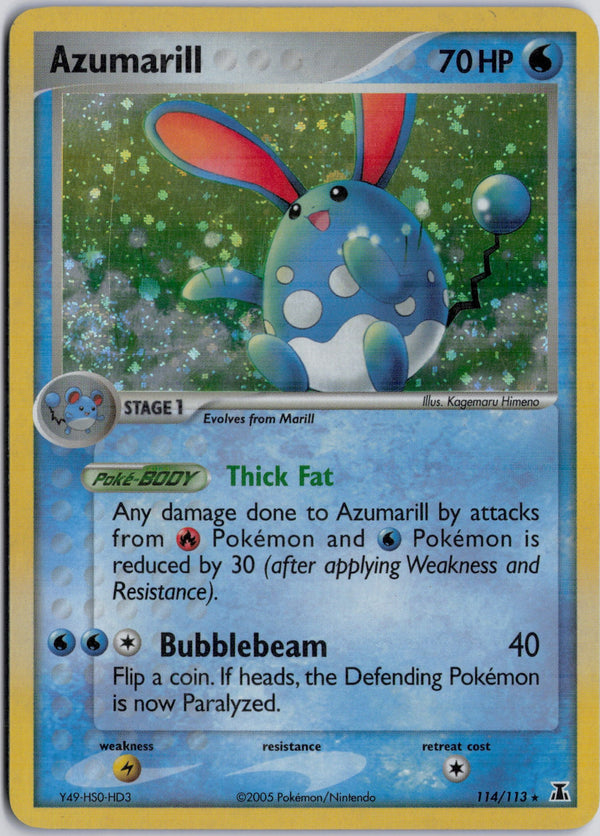 Carta Pokémon Azumarill · Delta Species #114/113 (NM) — pieza única en Moon's Collectibles México