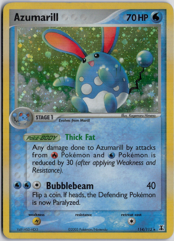 Carta Pokémon Azumarill · Delta Species #114/113 (MP) — pieza única en Moon's Collectibles México