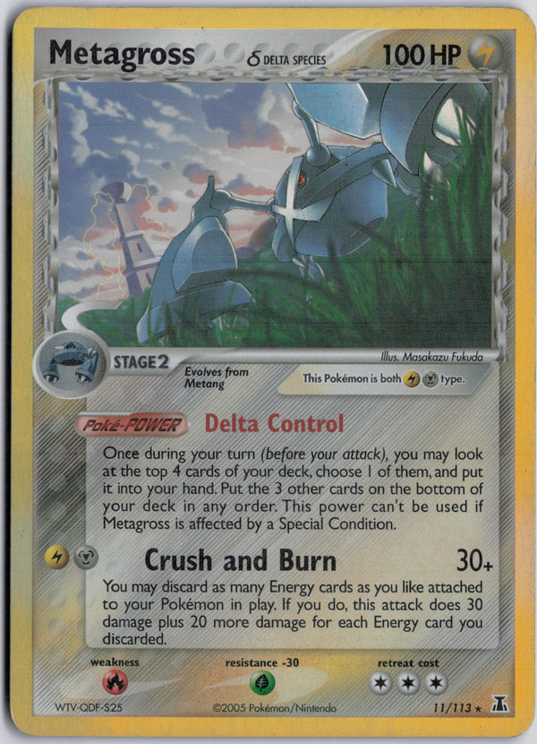 Carta Pokémon Metagross δ · Delta Species #11/113 (MP) — pieza única en Moon's Collectibles México