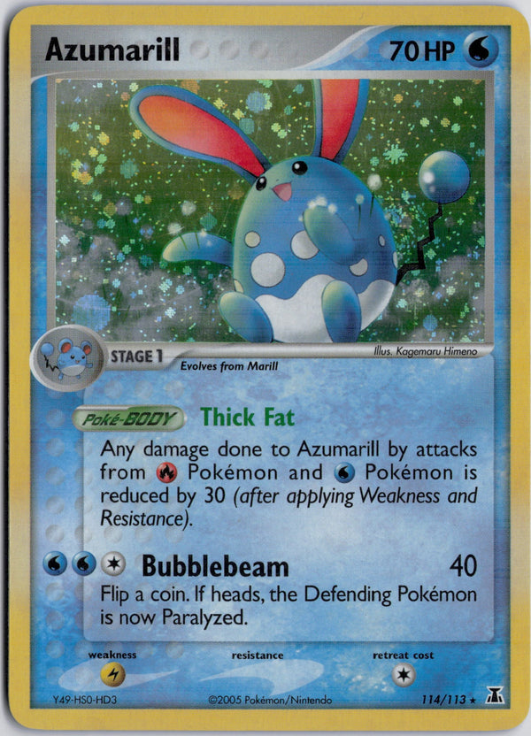 Carta Pokémon Azumarill · Delta Species #114/113 (NM) — pieza única en Moon's Collectibles México