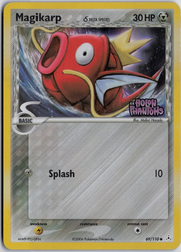 Carta Pokémon Magikarp δ · Holon Phantoms #69/110 (LP) — pieza única en Moon's Collectibles México