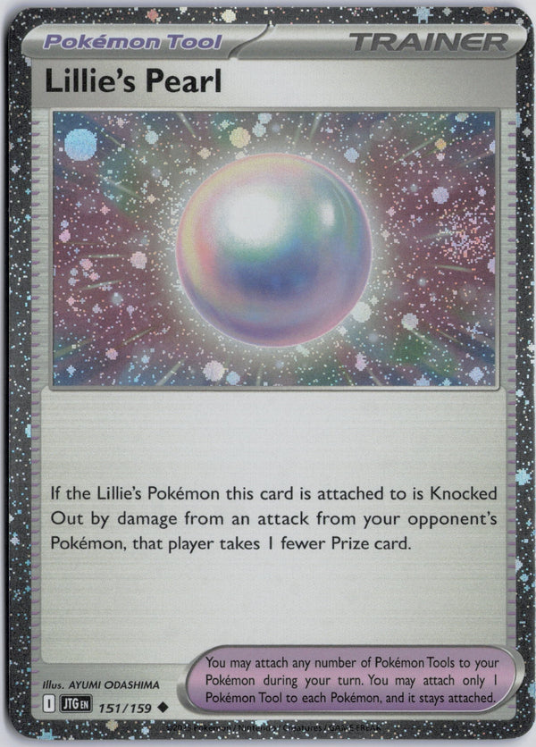Carta Pokémon Lillie's Pearl · Journey Together #151/159 (NM) — pieza única en Moon's Collectibles México