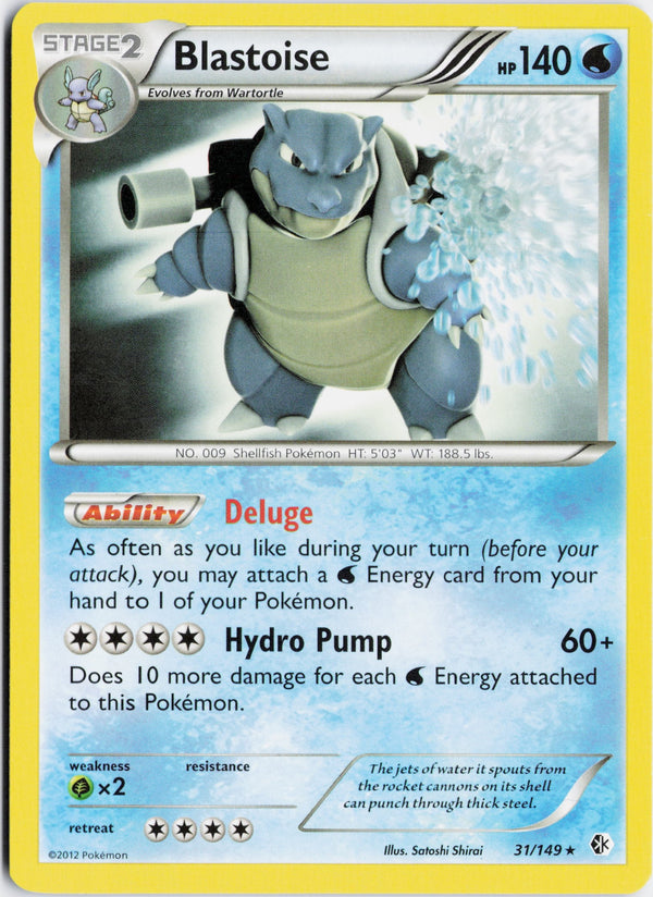 Carta Pokémon Blastoise · Boundaries Crossed #31/149 (NM) — pieza única en Moon's Collectibles México