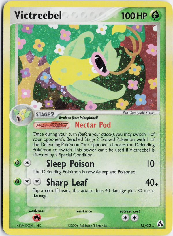 Carta Pokémon Victreebel · Legend Maker #13/92 (LP) — pieza única en Moon's Collectibles México