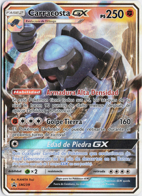 Carta Pokémon Carracosta-GX · SM Black Star Promos #SM239 (NM) — pieza única en Moon's Collectibles México