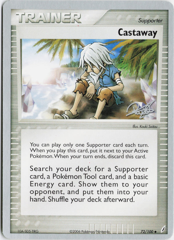 Carta Pokémon Castaway · Crystal Guardians #72/100 (NM) — pieza única en Moon's Collectibles México