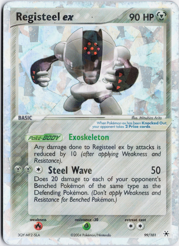Carta Pokémon Registeel ex · Hidden Legends #99/101 (MP) — pieza única en Moon's Collectibles México