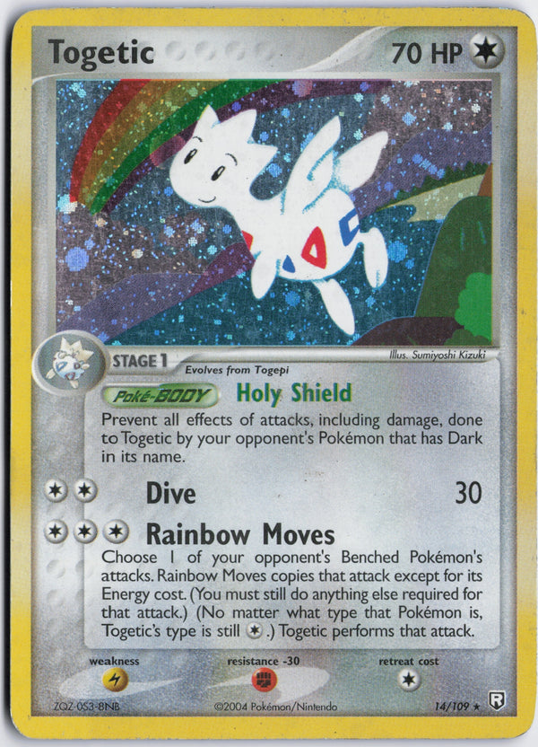 Carta Pokémon Togetic · Team Rocket Returns #14/109 (LP) — pieza única en Moon's Collectibles México