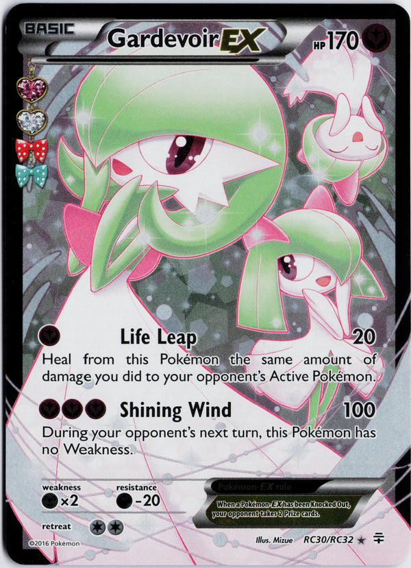 Carta Pokémon Gardevoir-EX · Generations #RC30/RC32 (NM) — pieza única en Moon's Collectibles México