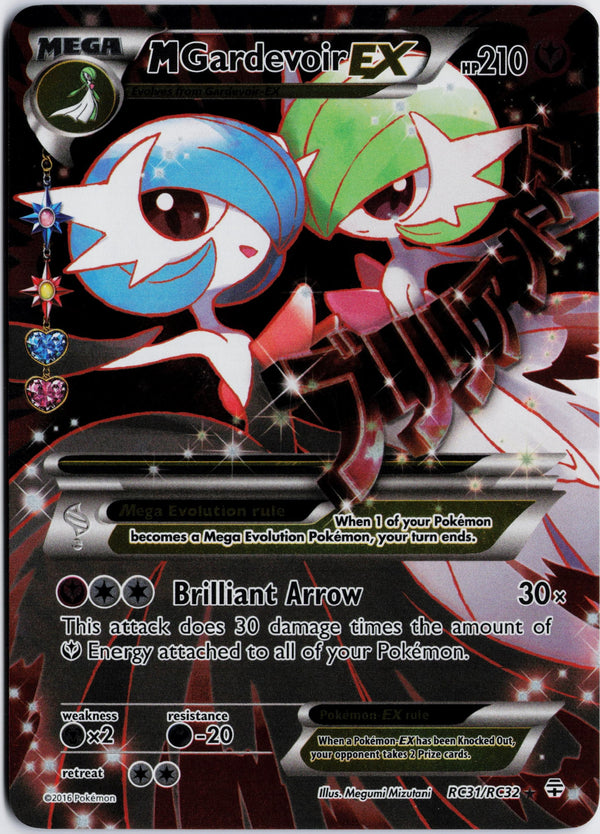 Carta Pokémon M Gardevoir-EX · Generations #RC31/RC32 (NM) — pieza única en Moon's Collectibles México