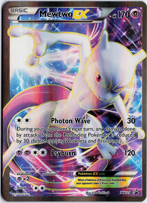 Carta Pokémon Mewtwo-EX · XY Black Star Promos #XY125 (NM) — pieza única en Moon's Collectibles México