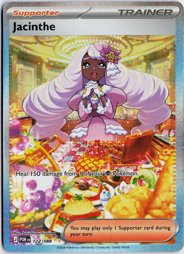 Carta Pokémon Jacinthe · Perfect Order #122/088 (NM) — pieza única en Moon's Collectibles México