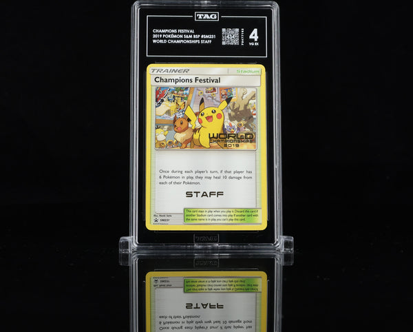 Carta Pokémon Champions Festival · SM Black Star Promos #SM231 (TAG 4) — pieza única en Moon's Collectibles México