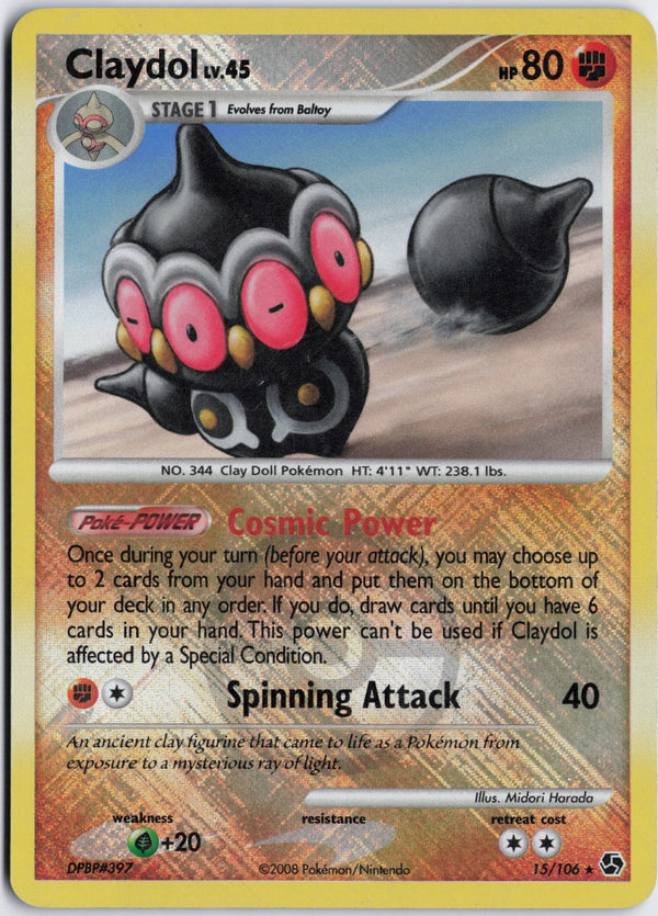 Carta Pokémon Claydol · Great Encounters #15/106 (NM) — pieza única en Moon's Collectibles México