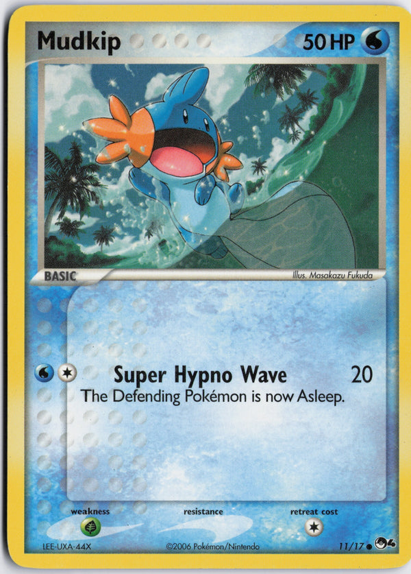 Carta Pokémon Mudkip · POP Series 4 #11/17 (NM) — pieza única en Moon's Collectibles México