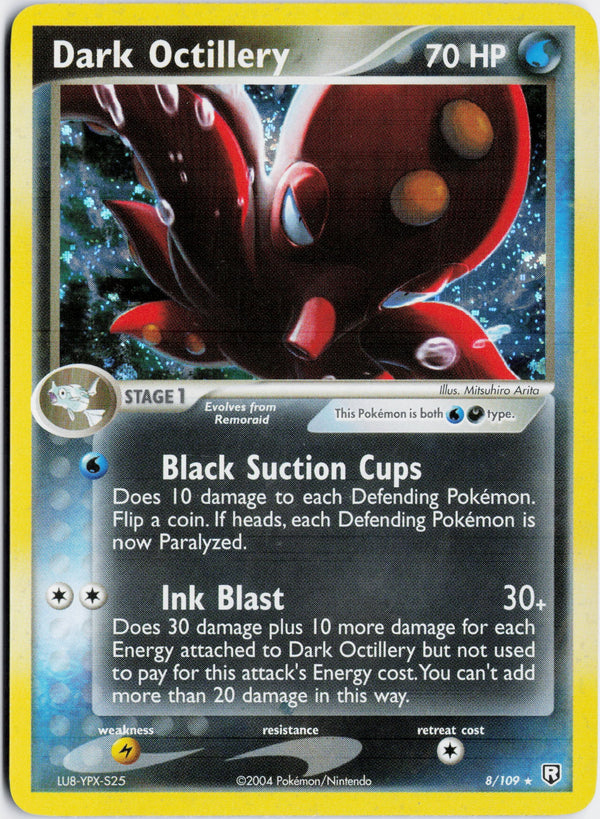 Carta Pokémon Dark Octillery · Team Rocket Returns #8/109 (NM) — pieza única en Moon's Collectibles México