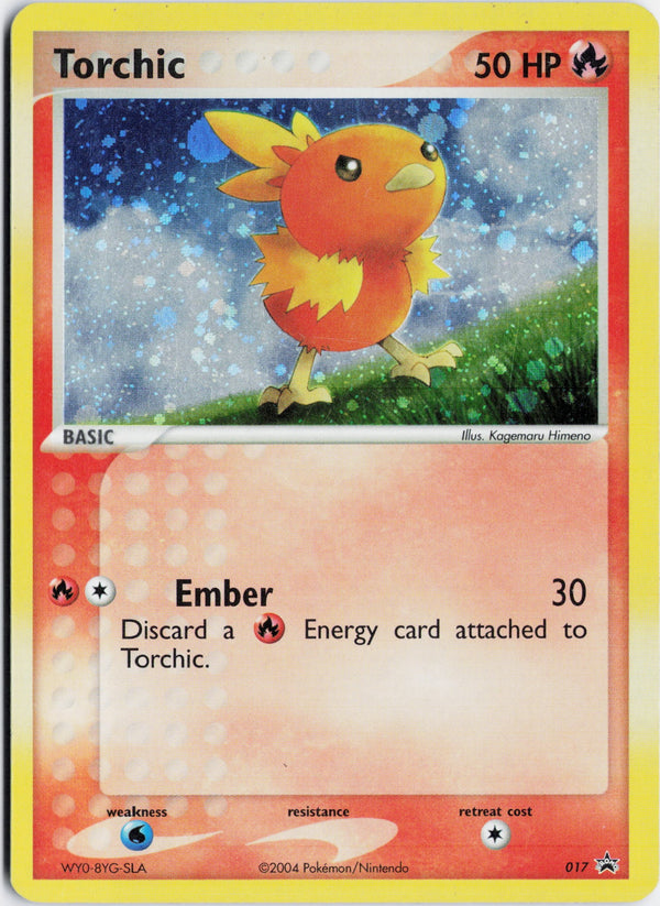 Carta Pokémon Torchic · Nintendo Black Star Promos #017 (HP) — pieza única en Moon's Collectibles México