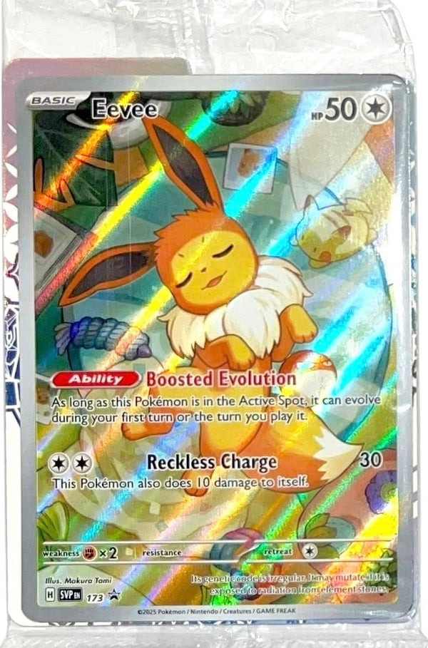 Carta Pokémon Eevee · Scarlet & Violet Black Star Promos #173 (NM) — pieza única en Moon's Collectibles México