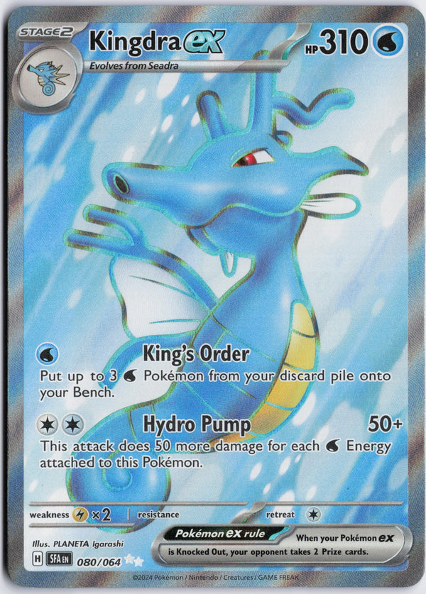 Carta Pokémon Kingdra ex · Shrouded Fable #080/064 (NM) — pieza única en Moon's Collectibles México