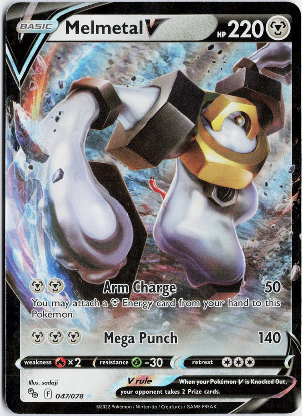 Carta Pokémon Melmetal V · Pokémon GO #047/078 (NM) — pieza única en Moon's Collectibles México