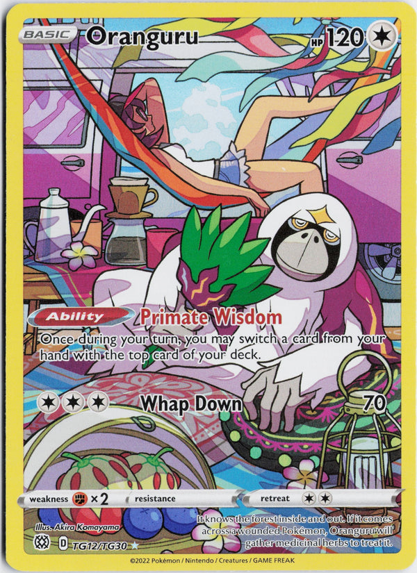 Carta Pokémon Oranguru · Brilliant Stars Trainer Gallery #TG12/TG30 (NM) — pieza única en Moon's Collectibles México